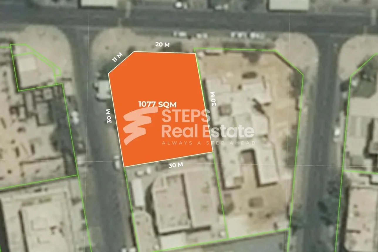 اراضي للبيع في الوكرة – الوكرة -المساحة 1,077 متر مربع اراضي للبيع في الوكرة – الوكرة -المساحة 1,077 متر مربع