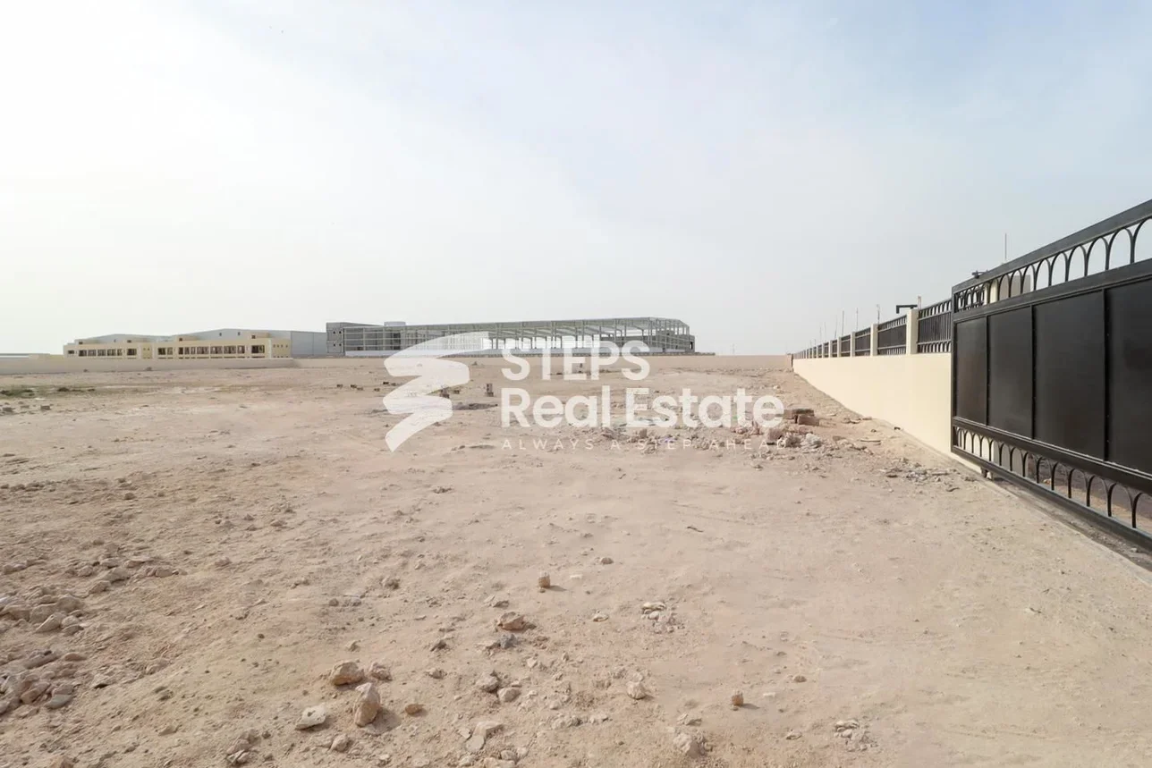 اراضي للبيع في الوكرة – بركة العوامر -المساحة 12,500 متر مربع اراضي للبيع في الوكرة – بركة العوامر -المساحة 12,500 متر مربع