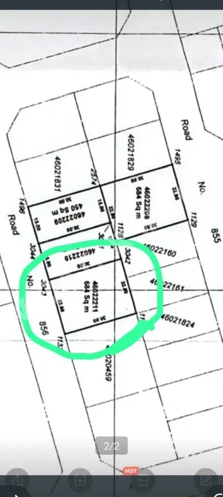 اراضي للبيع في الدوحة – الثمامة -المساحة 684 متر مربع اراضي للبيع في الدوحة – الثمامة -المساحة 684 متر مربع