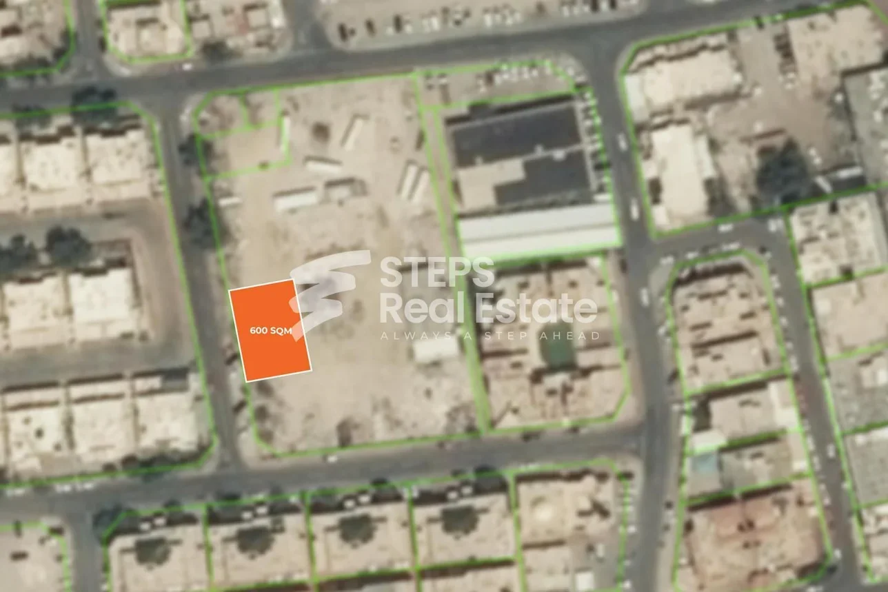 اراضي للبيع في الدوحة  – المطار القديم  -المساحة 600 متر مربع