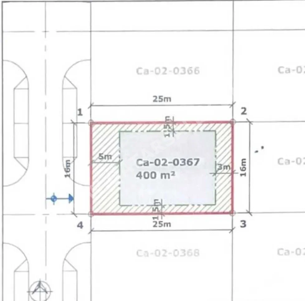 اراضي للبيع في لوسيل  – فيلا سكنية شمالية  -المساحة 400 متر مربع
