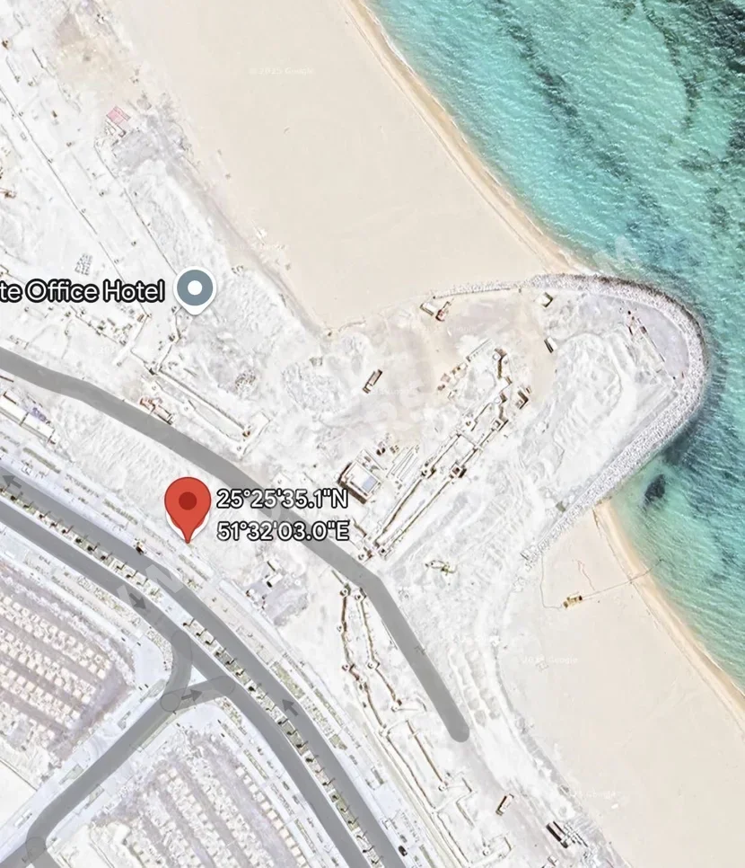 اراضي للبيع في لوسيل  – جزيرة قطيفان الشمالية  -المساحة 780 متر مربع