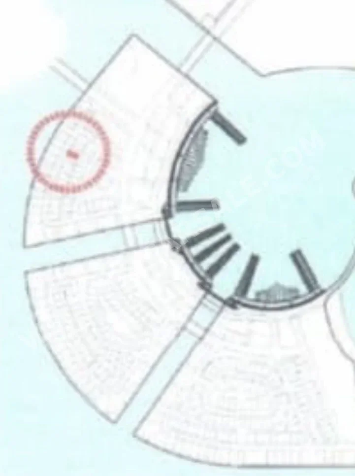 اراضي للبيع في لوسيل  – جزيرة قطيفان الشمالية  -المساحة 1,212 متر مربع