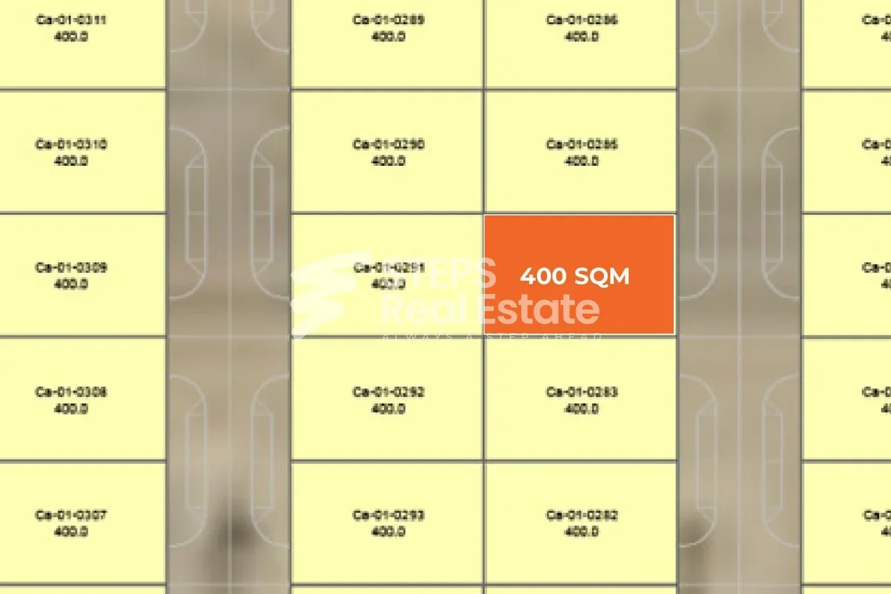 اراضي للبيع في لوسيل  -المساحة 400 متر مربع