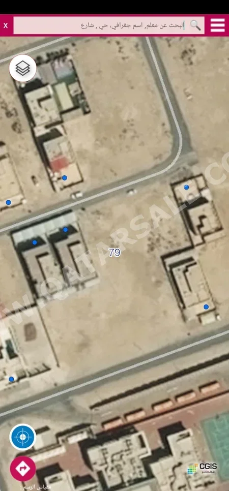 اراضي للبيع في أم صلال  – أم عبيرية  -المساحة 809 متر مربع