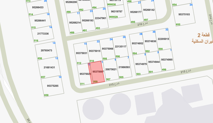 أرض للبيع بالخيران السكنى قطعة 2 أرض للبيع بالخيران السكنى قطعة 2