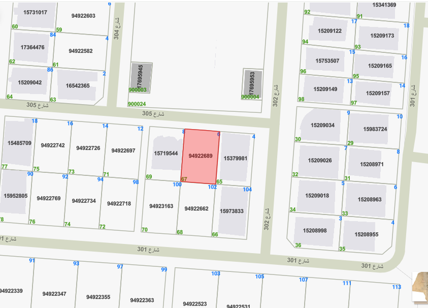 أرض للبيع بمنطقة غرناطة أرض للبيع بمنطقة غرناطة