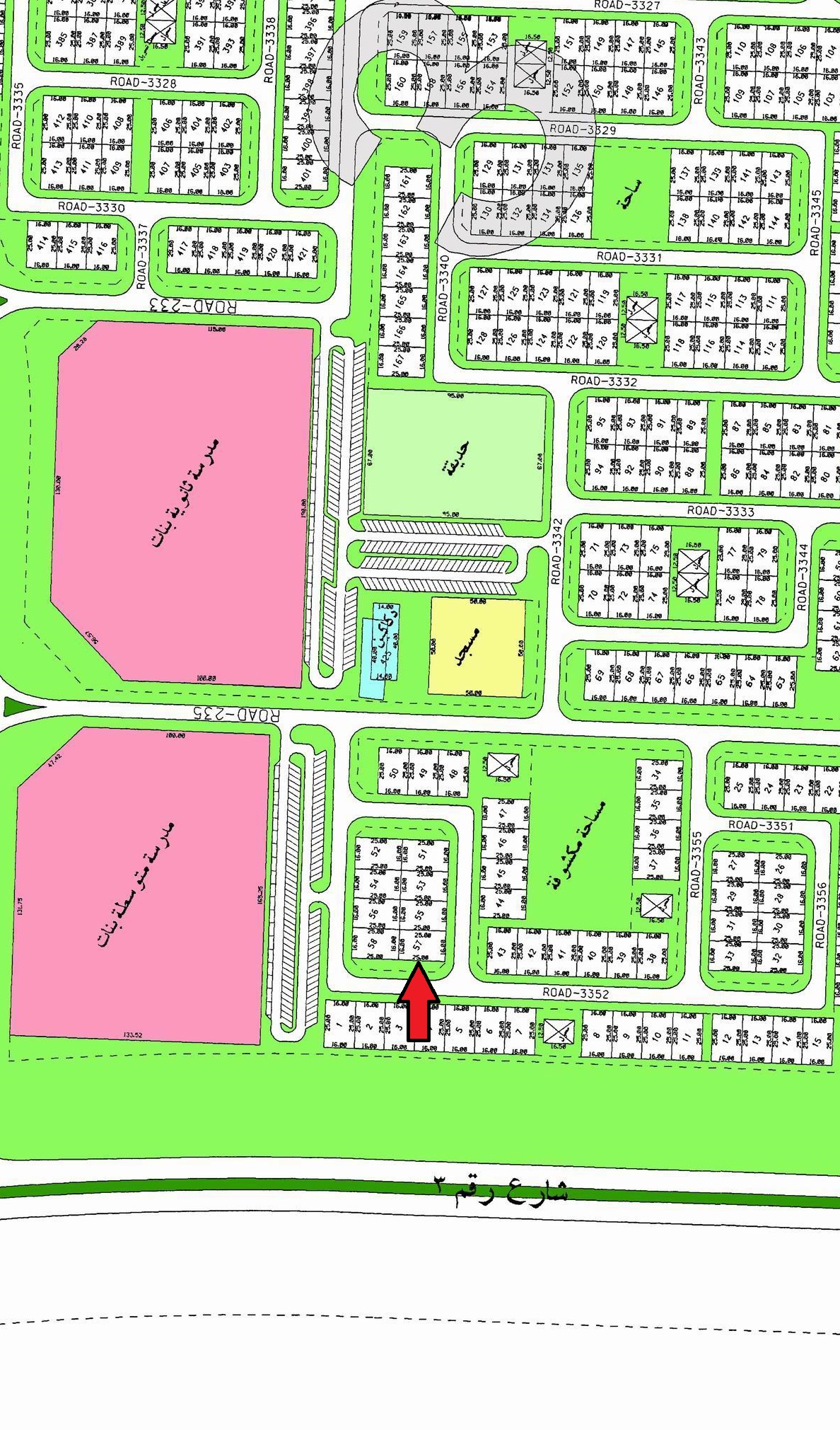 أرض للبيع فى الخيران السكنى زاويه أرض للبيع فى الخيران السكنى زاويه