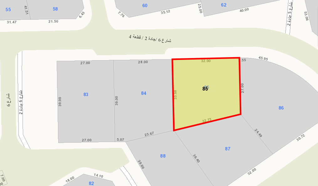 أرض للبيع فى السالميه شارع واحد أرض للبيع فى السالميه شارع واحد