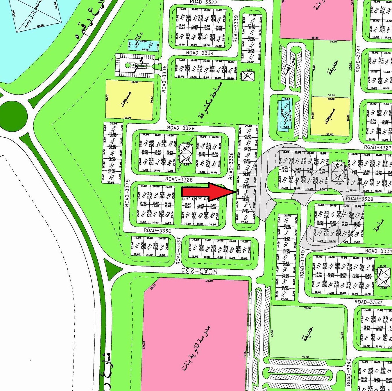 ارض للبيع فى الخيران السكنى قطعه 3 ارض للبيع فى الخيران السكنى قطعه 3