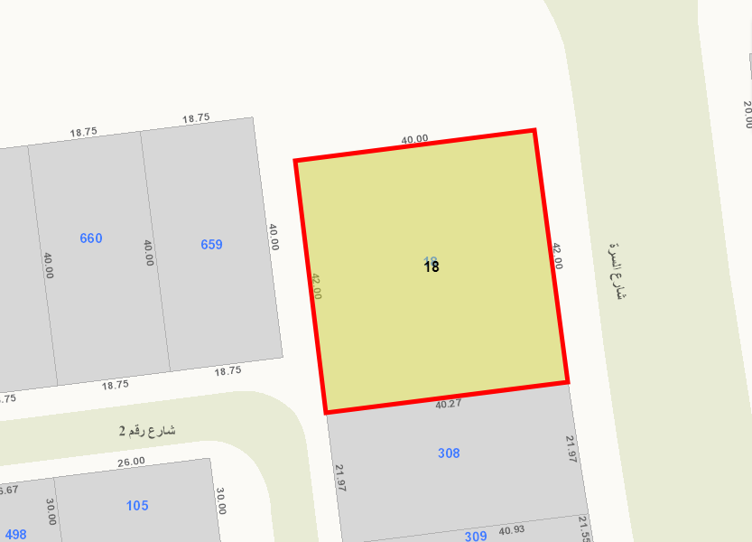 للبيع أرض فى السرة قطعة 5 للبيع أرض فى السرة قطعة 5